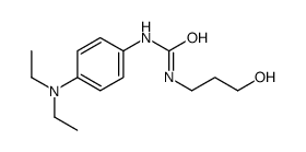 1-[4-(diethylamino)phenyl]-3-(3-hydroxypropyl)urea Structure