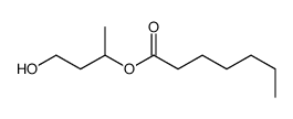 4-hydroxybutan-2-yl heptanoate Structure