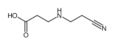 N-(2-cyanoethyl)-β-alanine Structure