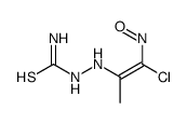 [(1-chloro-1-nitrosoprop-1-en-2-yl)amino]thiourea结构式
