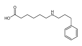 6-(3-phenylpropylamino)hexanoic acid Structure