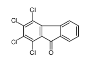 1,2,3,4-tetrachlorofluoren-9-one Structure