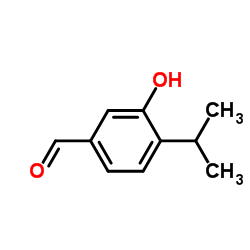 Benzaldehyde,3-hydroxy-4-(1-methylethyl)- (9ci) Structure
