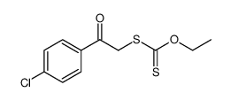 Carbonodithioic acid, S-[2-(4-chlorophenyl)-2-oxoethyl] O-ethyl ester结构式