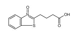 2-Benzothiazolebutanoic acid, 3-oxide Structure