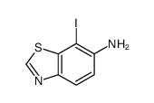 7-碘苯并[d]噻唑-6-胺结构式