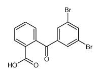 2-(3,5-dibromobenzoyl)benzoic acid结构式