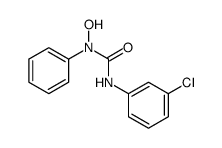 3-(3-CHLOROPHENYL)-1-HYDROXY-1-PHENYLUREA Structure