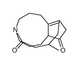 (Z)-7-methyl-2,3,7,8,9,11-hexahydro-4,11-propanocyclopenta[e]azecine-5,10(1H,6H)-dione Structure