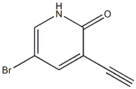 5-bromo-3-ethynyl-2(1H)-Pyridinone Structure