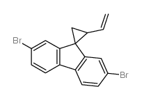 2',7'-DIBROMO-2-VINYLSPIRO[CYCLOPROPANE-1,9'-FLUORENE] Structure