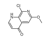 8-chloro-6-methoxy-1H-1,7-naphthyridin-4-one Structure