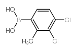 (3,4-Dichloro-2-methylphenyl)boronic acid structure