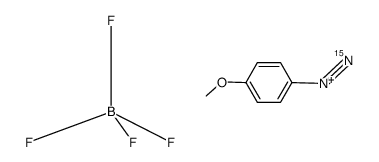 (15)Nα-para-methoxybenzenediazonium tetrafluoroborate结构式