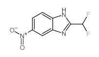 2-(二氟甲基)-5-硝基-1H-苯并[d]咪唑结构式