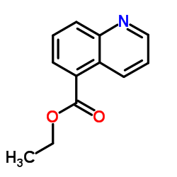 喹啉-5-甲酸乙酯结构式