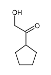 1-cyclopentyl-2-hydroxy-ethanone结构式