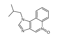1H-Imidazo[4,5-c]quinoline, 1-(2-methylpropyl)-, 5-oxide Structure