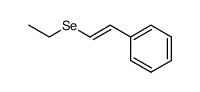 (E)-1-ethylseleno-2-phenyl-ethene Structure