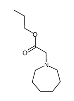 hexahydroazepin-1-yl-acetic acid propyl ester结构式
