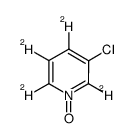3-chloropyridine N-oxide-2,4,5,6-d4结构式