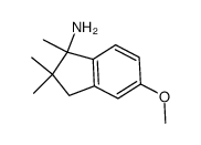 5-methoxy-1,2,2-trimethylindan-1-amine结构式