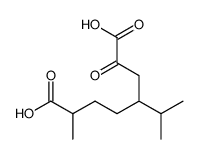 4-isopropyl-7-methyl-2-oxo-octanedioic acid结构式