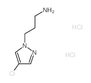 3-(4-chloro-1H-pyrazol-1-yl)-1-propanamine(SALTDATA: HCl) structure