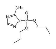 2-dipropoxyphosphoryl-1,2,4-triazol-3-amine结构式