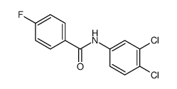 N-(3,4-Dichlorophenyl)-4-fluorobenzamide结构式