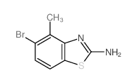 5-溴-4-甲基苯并[d]噻唑-2-胺结构式