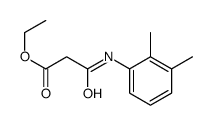 ethyl 3-(2,3-dimethylanilino)-3-oxopropanoate Structure