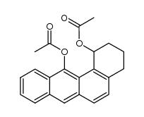 1,12-diacetoxy-1,2,3,4-tetrahydrobenz[a]anthracene Structure