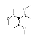 N,N',N''-phosphinetriyltris(N,O-dimethylhydroxylamine) Structure