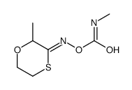 [(Z)-(2-methyl-1,4-oxathian-3-ylidene)amino] N-methylcarbamate Structure