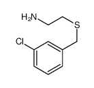 2-[(3-chlorobenzyl)thio]ethanamine(SALTDATA: FREE)结构式