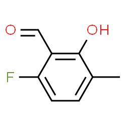 6-Fluoro-2-hydroxy-3-methylbenzaldehyde structure