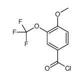 4-methoxy-3-(trifluoromethoxy)benzoyl chloride Structure
