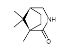 (1R)-1,8,8-trimethyl-3-azabicyclo[3.2.1]octan-2-one结构式
