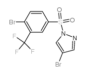 4-Bromo-1-((4-bromo-3-(trifluoromethyl)phenyl)sulfonyl)-1H-pyrazole picture
