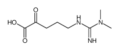 α-keto-δ-(NG,NG-dimethylguanidino)valeric acid结构式