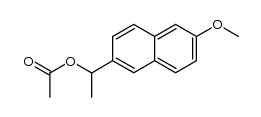 1-(6-methoxynaphthalen-2-yl)ethyl acetate结构式