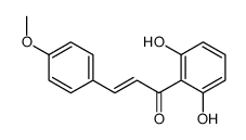 1-(2,6-dihydroxyphenyl)-3-(4-methoxyphenyl)prop-2-en-1-one结构式