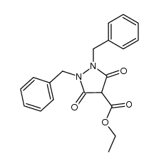 ethyl 1,2-dibenzyl-3,5-dioxopyrazolidine-4-carboxylate Structure