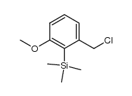 (2-(chloromethyl)-6-methoxyphenyl)trimethylsilane Structure