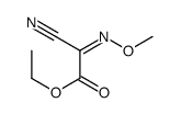 Acetic acid, cyano(methoxyimino)-, ethyl ester, (Z)- (9CI) structure