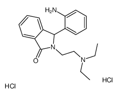 3-(2-aminophenyl)-2-[2-(diethylamino)ethyl]-3H-isoindol-1-one,dihydrochloride Structure