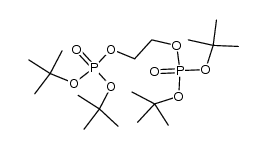 1,2-bis((di-t-butoxyphosphinyl)oxy)ethane结构式
