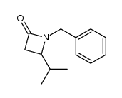 4-isopropyl-1-benzylazetidin-2-one结构式