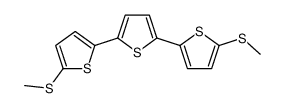 2,5-bis(5-methylsulfanylthiophen-2-yl)thiophene Structure